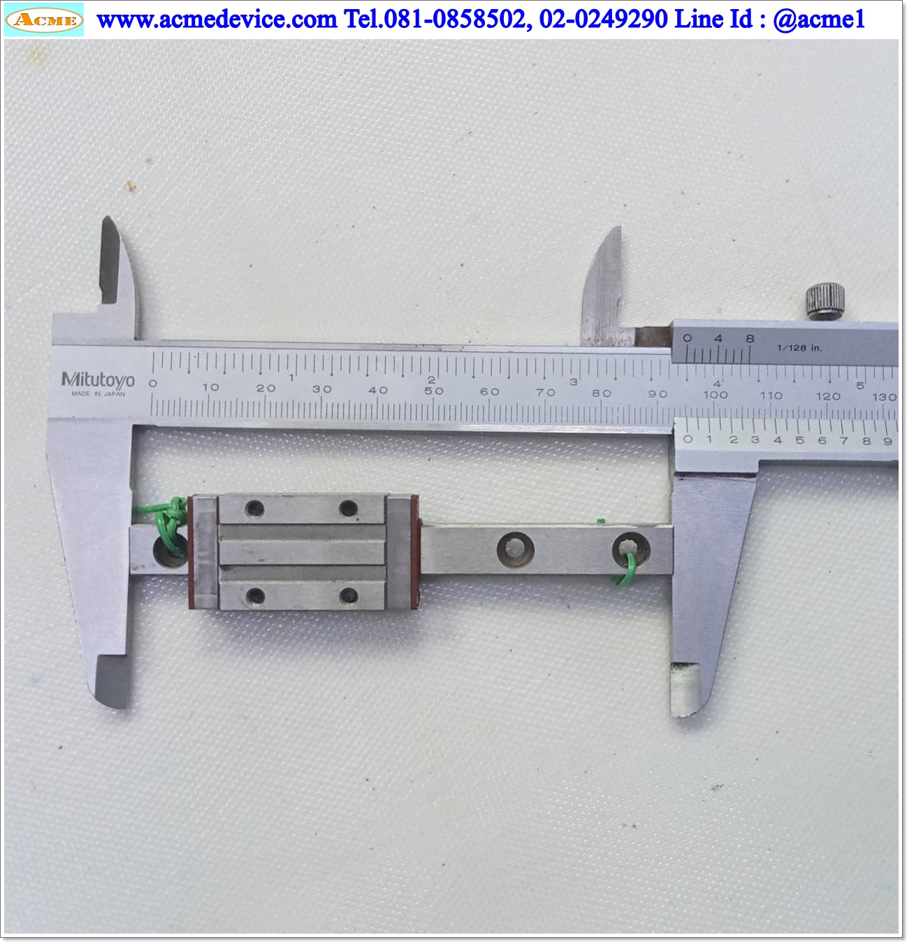 Linear Block and Rail รุ่น SSELBT10, ขนาด 9 mm.x 95 mm.