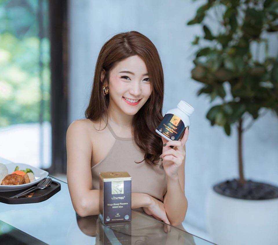 Vitatree รกแกะเม็ดเข้มข้น 80000mg คนไหนมีปัญหาผิว ฝ้ากระ สิว จุดด่างดำจัดไป บรรจุ 60 เม็ด