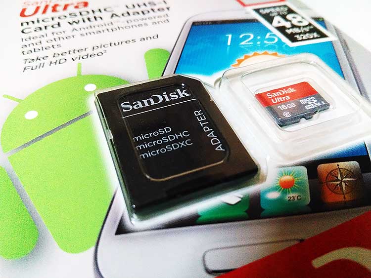 Memory Card Micro SD class10 พร้อม Adaptor SD Card SanDisk แท้