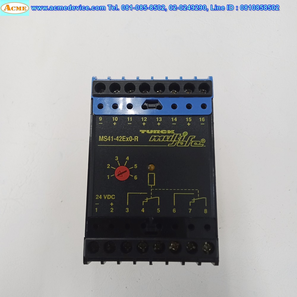 Safety Relay Turck รุ่น MS41-42Ex0-R