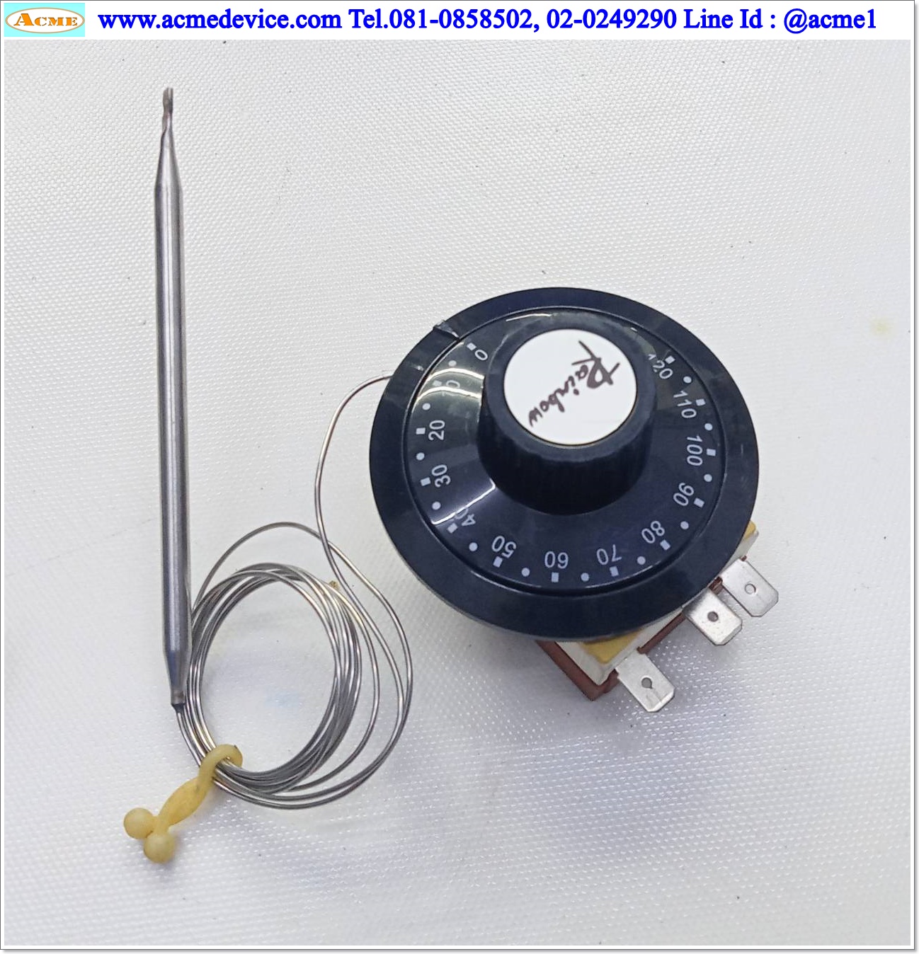 Thermistat Rainbow รุ่น TS-120S B, 0 to 120 องศา