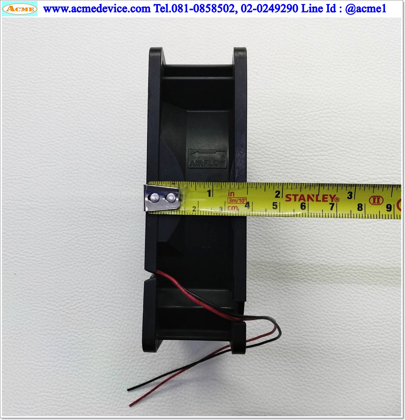 Cooling Fan ORIX รุ่น T-MDS1238-24L-G, 24Vdc, 1.5A, 4.5 นิ้ว (ขนาด 120x120x38mm)