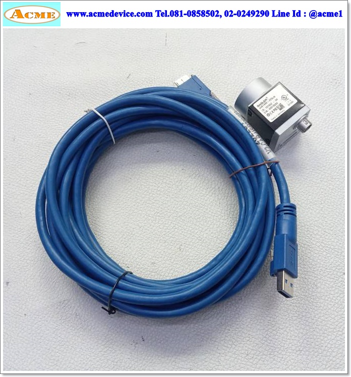 Camera Basler รุ่น acA1440-220um, Resolution 1.6 MP, 1440 px x 1080 px, V2-CAB-USB3XV[5], USB 3.0, C-mount, Monochom