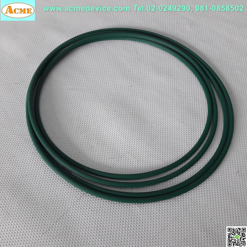 สายพานสีเขียวขนาด 4 mm. x 110 mm.