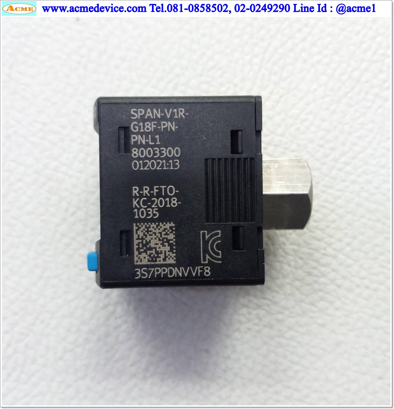 Vacuum Festo รุ่น SPAN-V1R-G18F-PN-PN-L1, 0 to -0.1MPa, NPN/PNP, NO/NC