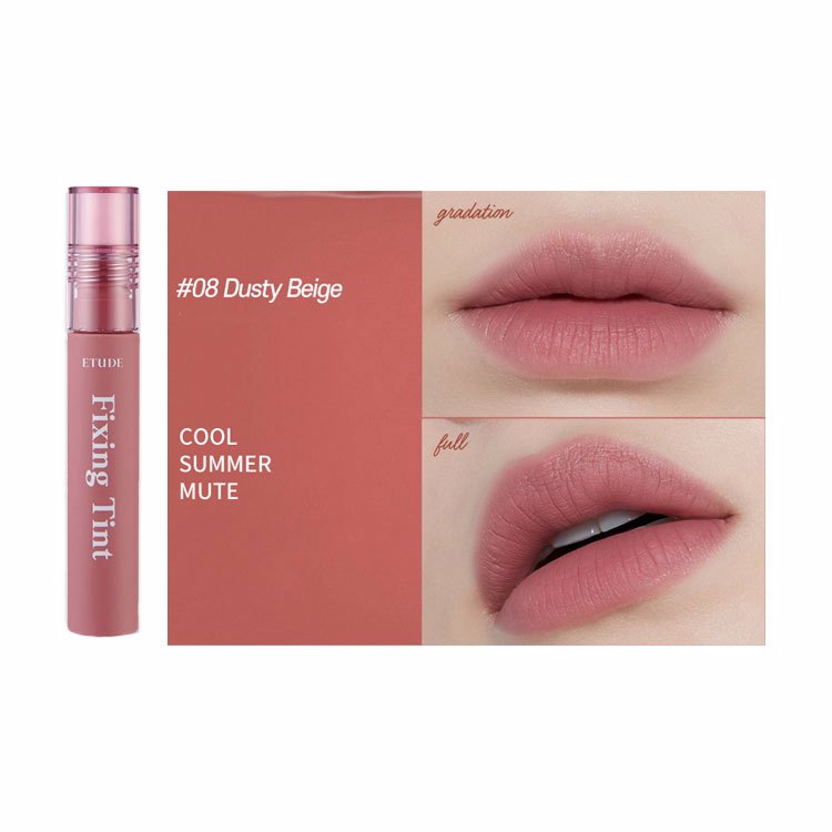 ลิปอีทูดี้ Etude Fixing Tint 4g #08 dusty beige