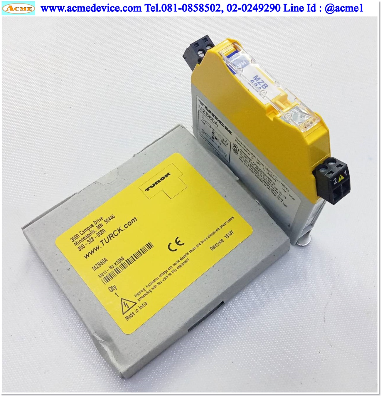 Shunt-diode Safety Barrier Turck รุ่น MZB60A