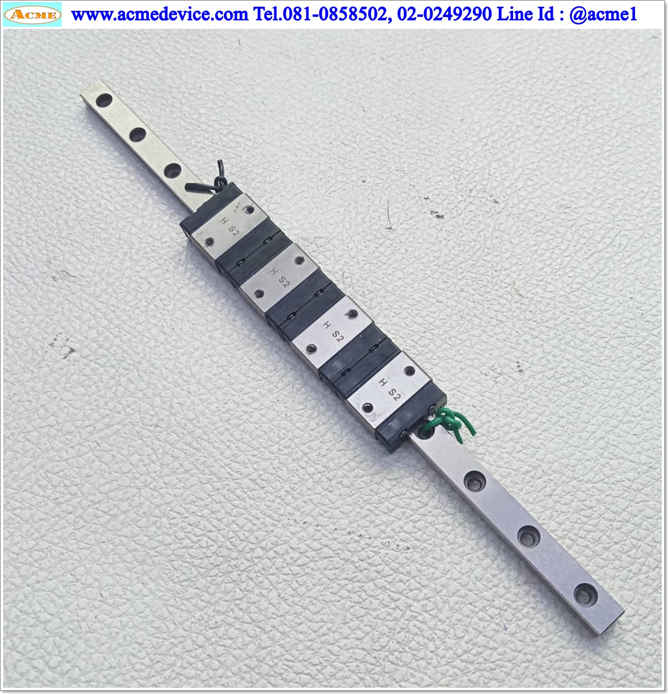 Linear Block and Rail IKO รุ่น LWLC7B, รางสไลด์ขนาด 7 mm x 179 mm (4 Block)