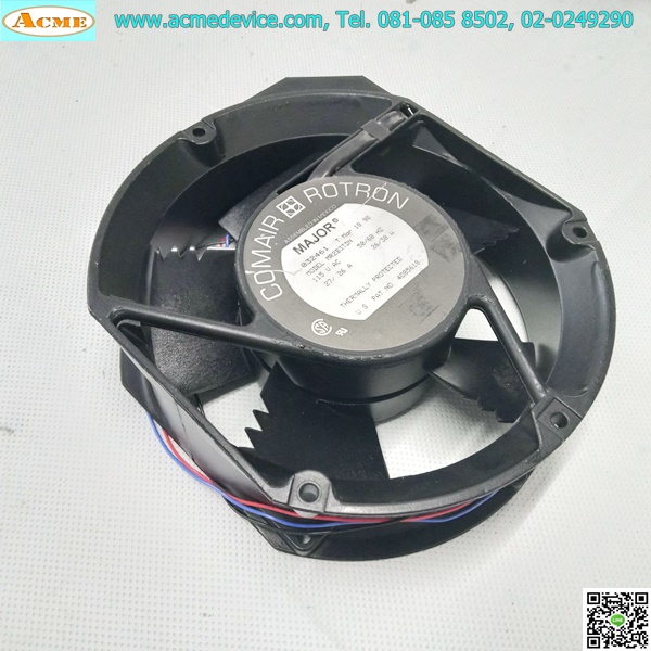 Cooling Fan Comaip Rotron รุ่น MR2B3TDN, 115VAC, ขนาด 7 นิ้ว, 26/30w (172 x 150 x 51 mm.)