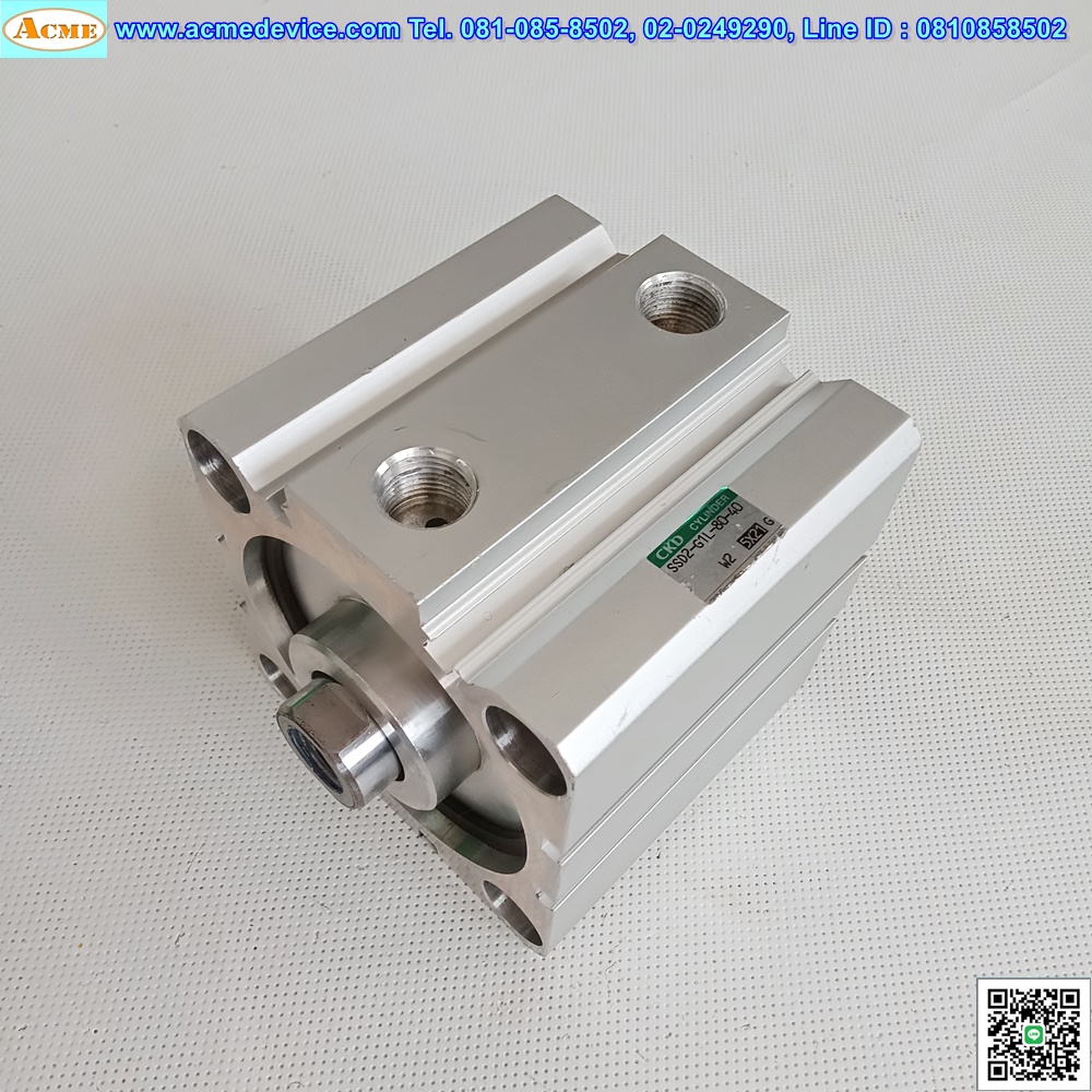 Air Cylinder CKD รุ่น SSD2-G1L-80-40, Bore 80 mm., stroke 40 mm.