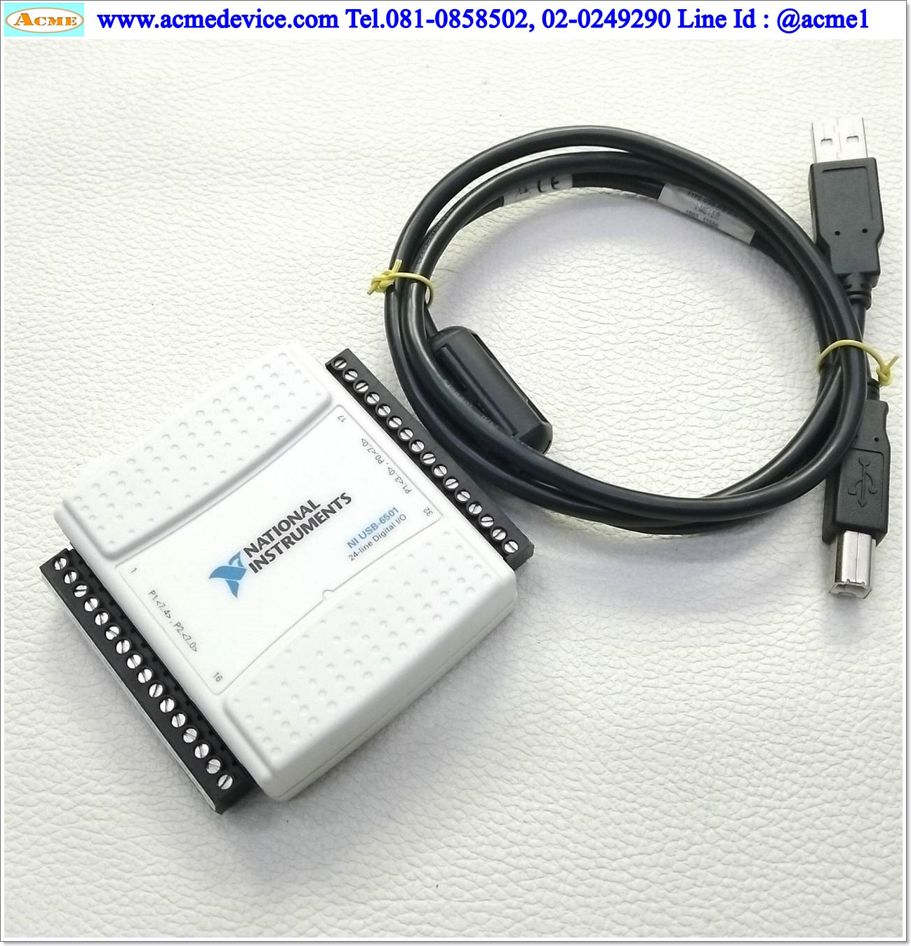 National Instruments รุ่น NI USB-6501, 24-Ch, Digital I/O Device