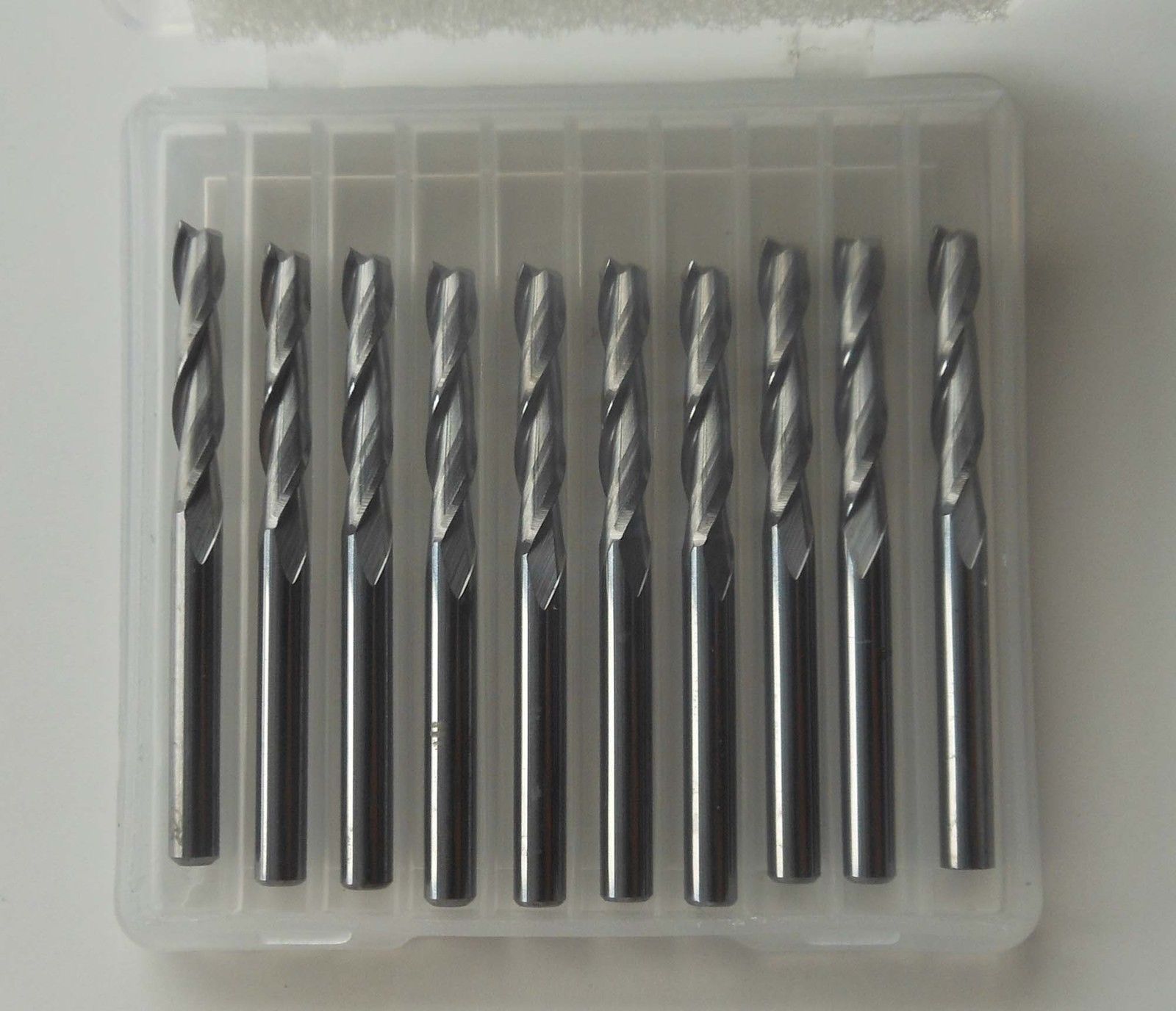 ดอกกัด CNC 10 ดอก End Mill ขนาด2 มม. ตัด CNC 3 มม. CEL 1/8 "3.175 มม.