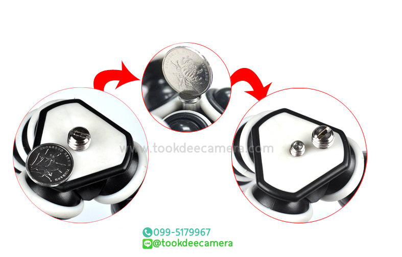 ขาตั้งกล้องหนวดปลาหมึก สำหรับมือถือหรือกล้อง DSLR