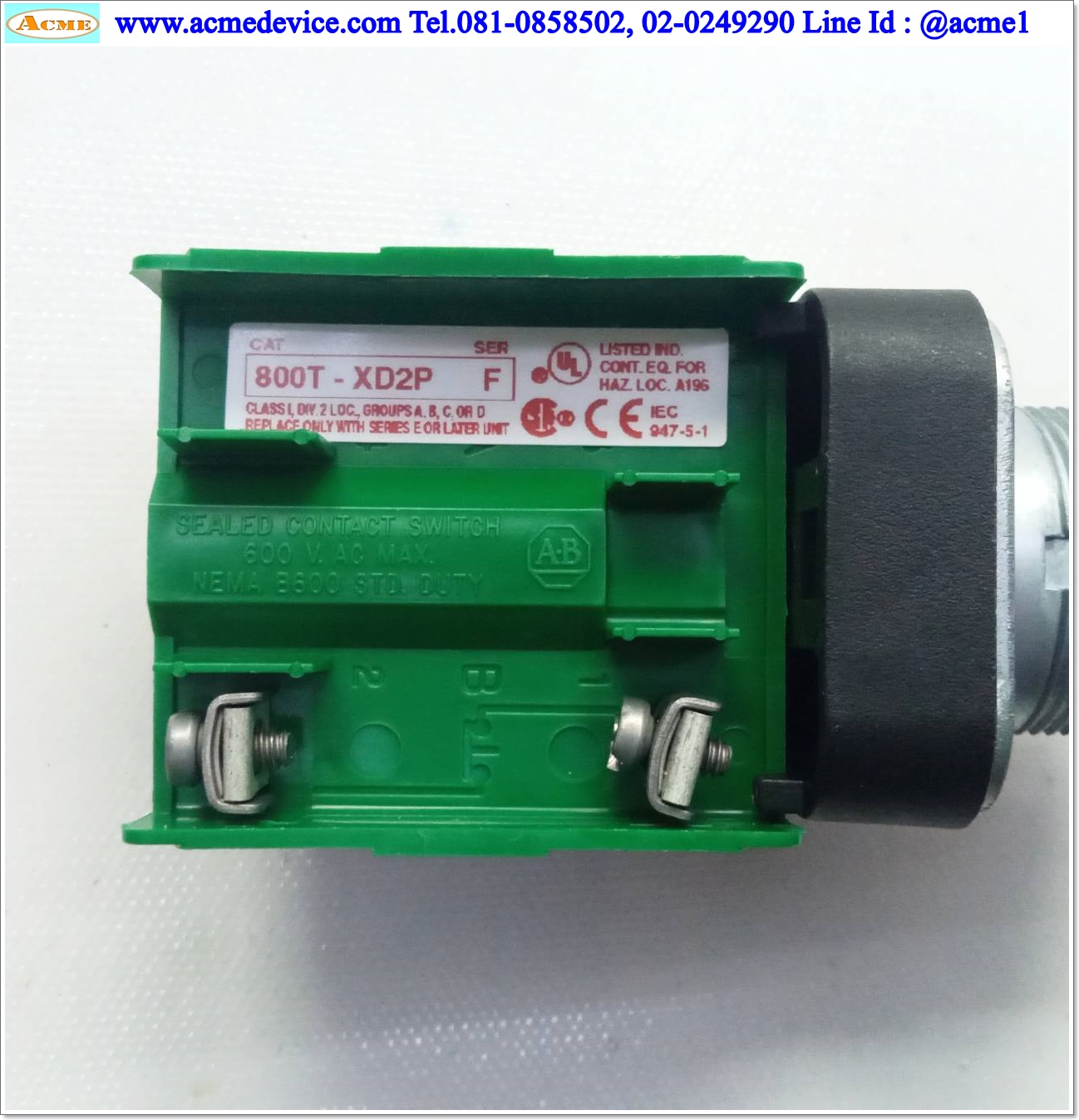 Twist Release Switch Allen-Bradley รุ่น 800T-FXT6D2P