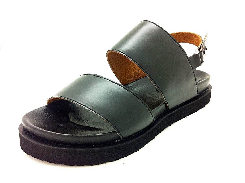 Cork sole leather sandal ( lady)