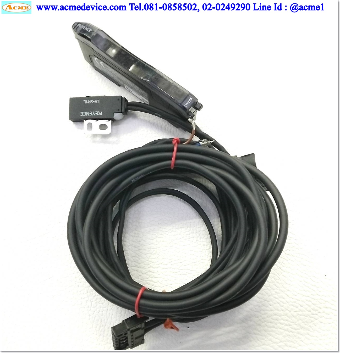 Laser Keyence รุ่น LV-N11N & LV-S41L, ระยะ 120 to 480 mm., NPN (มีฝาปิด)