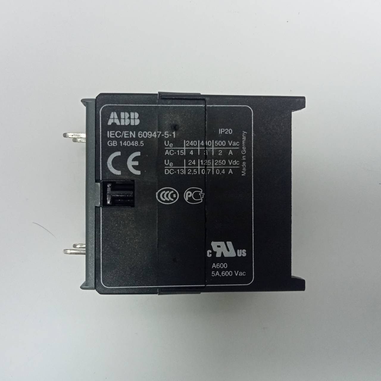 Magnetic Contactor Auxiliary ABB รุ่น CA6-11N-P