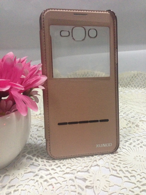 เคสซัมซุง J7 ฝาพับ KUNDD ของแท้ (สีโรสโกล)