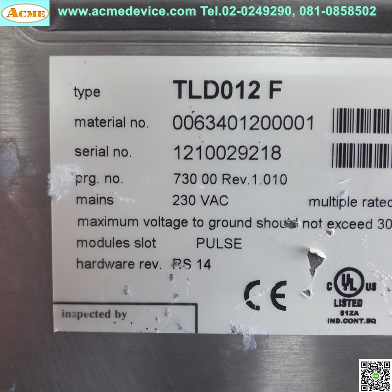 Stepping Driver Berger Lahr type TLD012F, Single phase, 230Vac