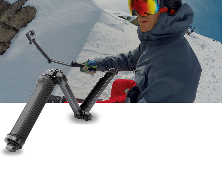 แขนถ่ายภาพ 3way monopod (3in1) สำหรับ Gopro XiaomiYI SJCAM