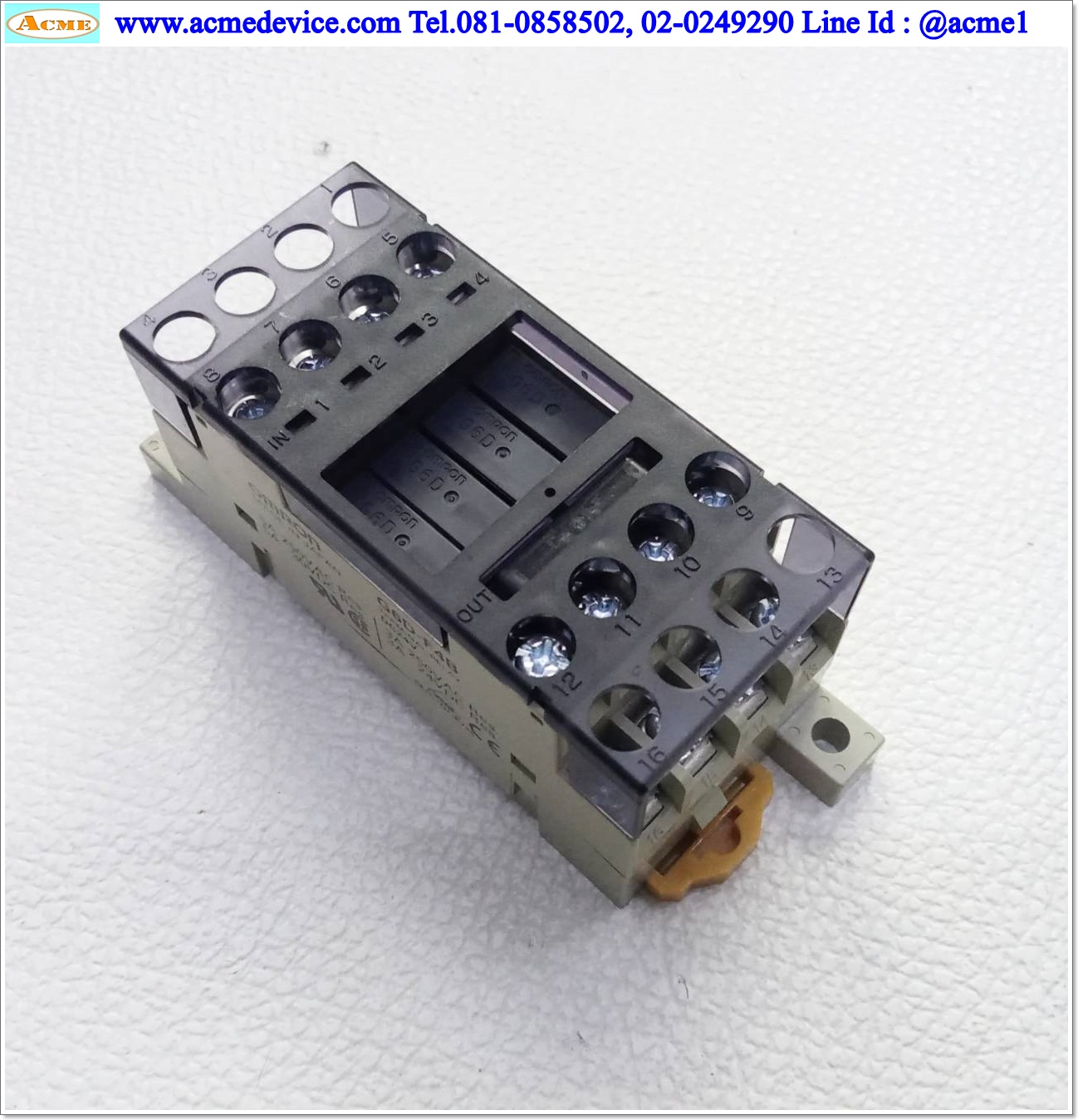 Relay Omron รุ่น G6D-F4B, Coil 24V DC (มือสอง)