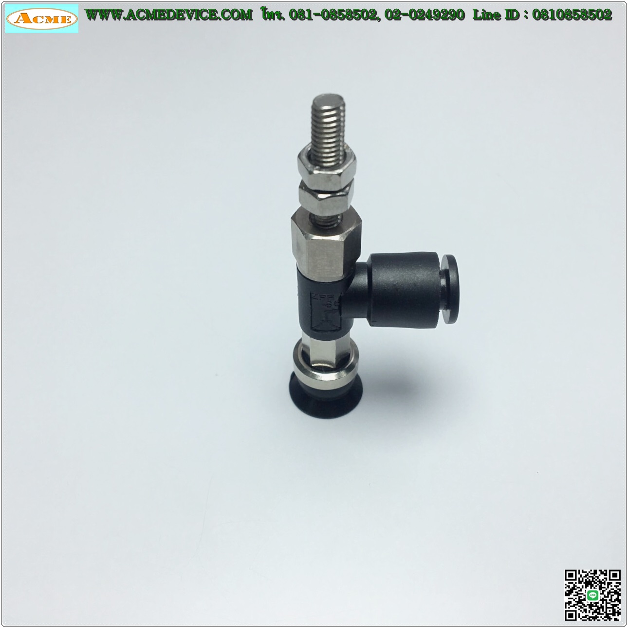 vacuum pad SMC รุ่น ZPR16UN-06-A5, Pad dia 16mm, Port size 6mm