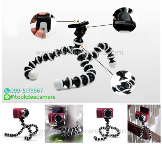 ขาตั้งกล้องหนวดปลาหมึก สำหรับมือถือหรือกล้อง DSLR