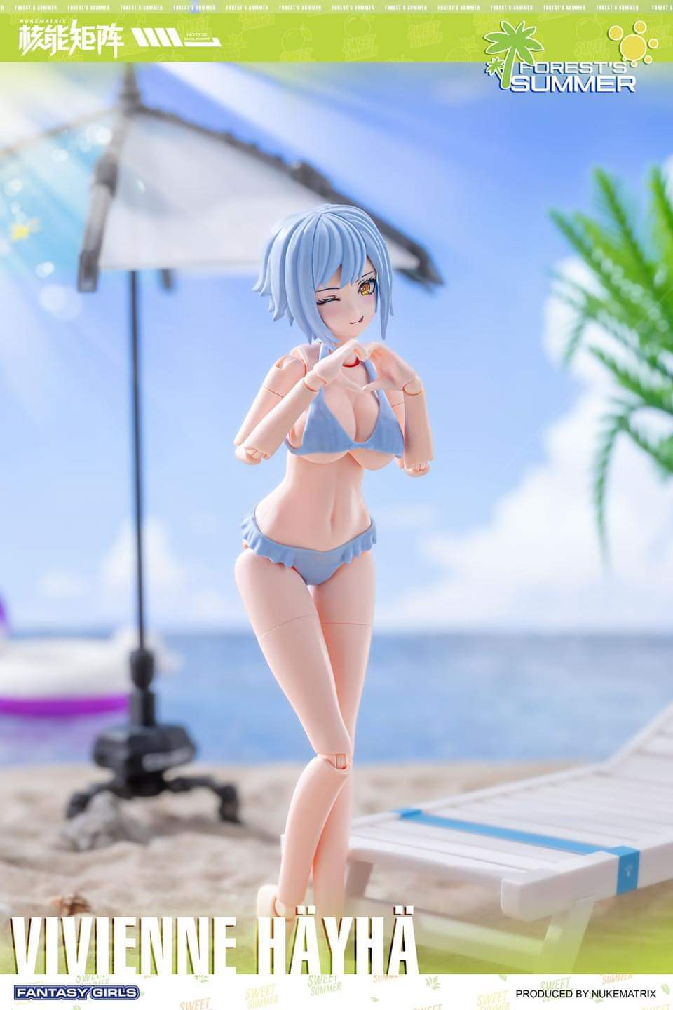 1/10 VIVIENNE HAYHA NUKE MATRIX® SUMMER SUIT FANTASY GIRLS PLASTIC MOEK KIT หุ่นประกอบจีน ค่าย NUKE MATRIX®