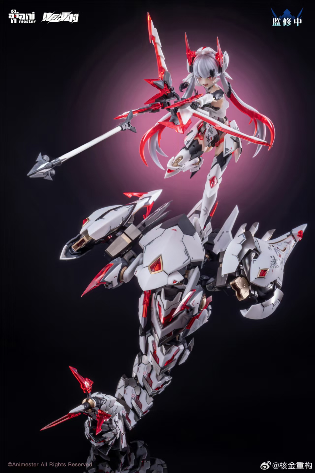 พรีออเดอร์ 1/12 Polaris Star White Mecha Girl ค่าย Animester สูง 17.5 cm. ฟรีล็อตแรก Blades 6 สี โมเดลประกอบเอง สินค้ามา กลางปี 69 Made in China