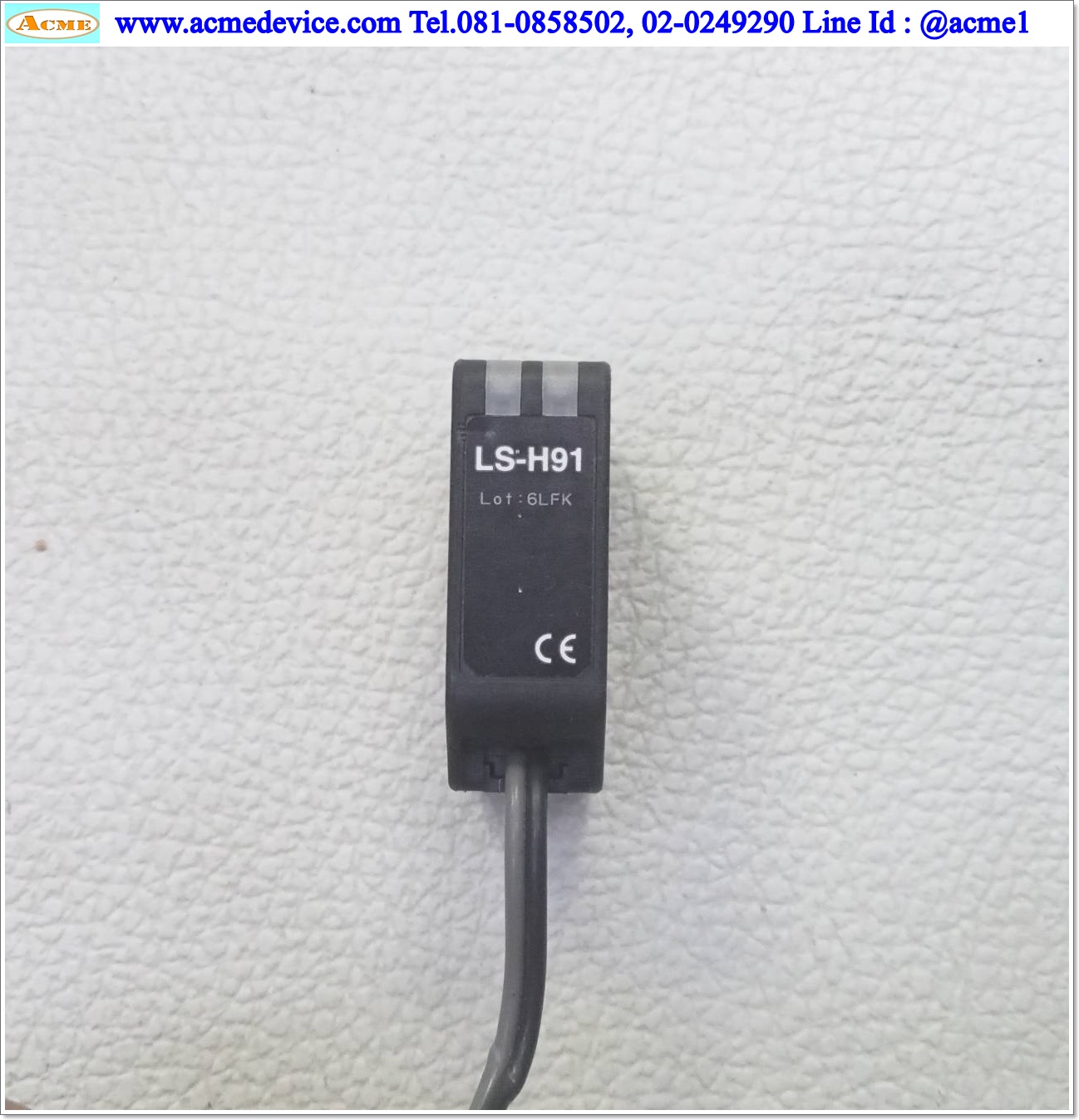 Laser Amp Panasonic/SUNX รุ่น LS-401-C2 & LS-H91, ระยะ 7 M., NPN (ใช้กับแผ่นสะท้อน) (ไม่มีฝา)