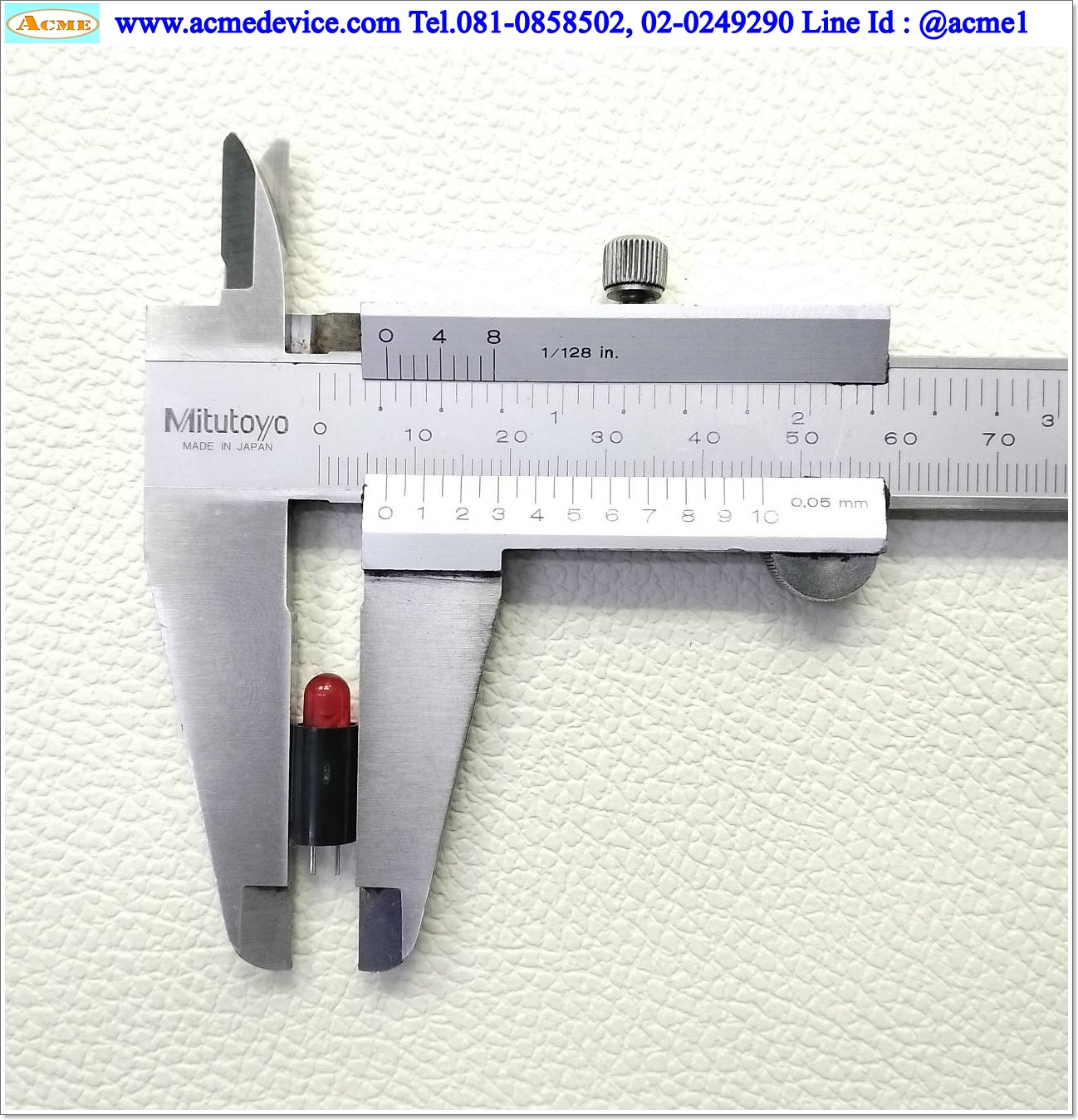 ไฟ LED สีแดง 3V