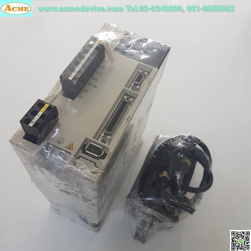 Servo Drive Yaskawa รุ่น SGDS-04F01A & Motor SGMAS-04ACA21, 400w