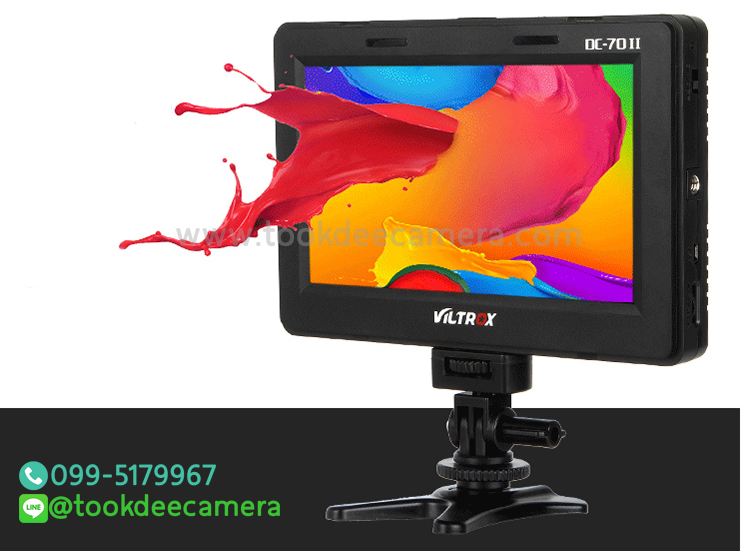 จอภาพViltrox DC-70II HDMI ขนาด 7นิ้ว สำหรับกล้อง DSLR หรือกล้องวิดีโอ