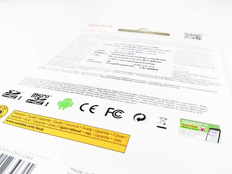 Memory Card Micro SD class10 พร้อม Adaptor SD Card SanDisk แท้