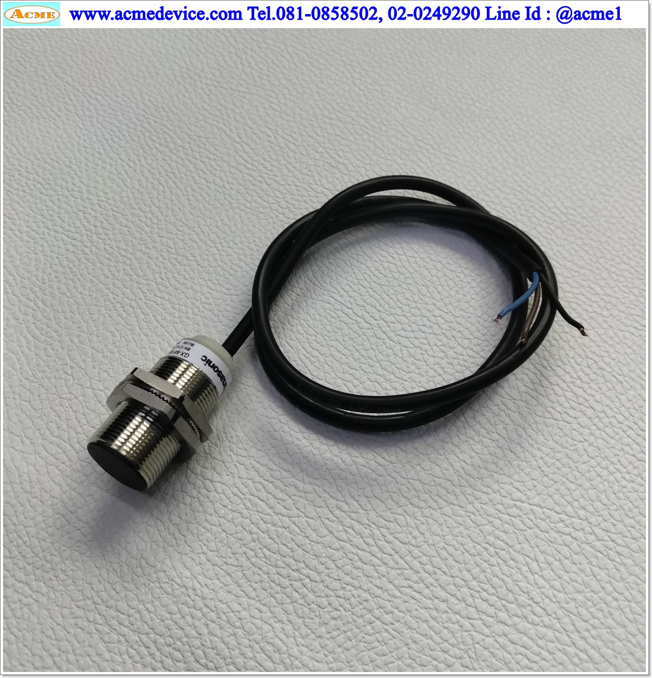 Proximity Panasonic/SUNX รุ่น GX-M18A-P, M18, ระยะ 5mm, 3wire, PNP, NO, Shielded, Inductive