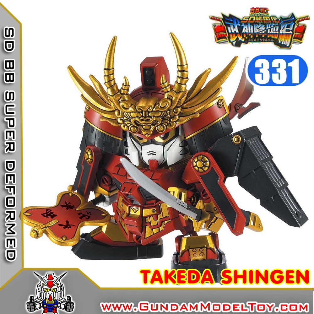 BANDAI SD BB331 TAKEDA SHIGEN GUNDAM ทาเคดะ ไชเจน กันดั้ม โมเดล กันดั้ม กันพลา ร้านพีเอสทอยแลนด์