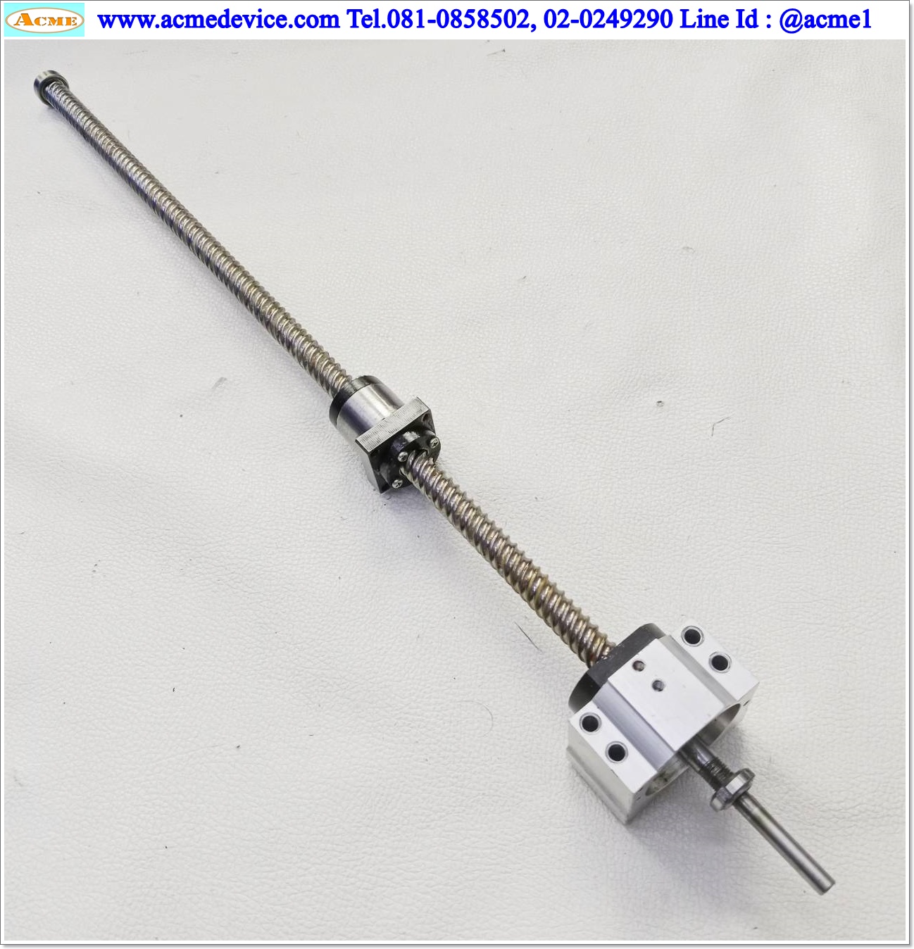 Ball Screw??? รุ่น ???, ขนาดเพลา 12 mm.x 510 mm., Stroke 375 mm., Pit 16 mm.