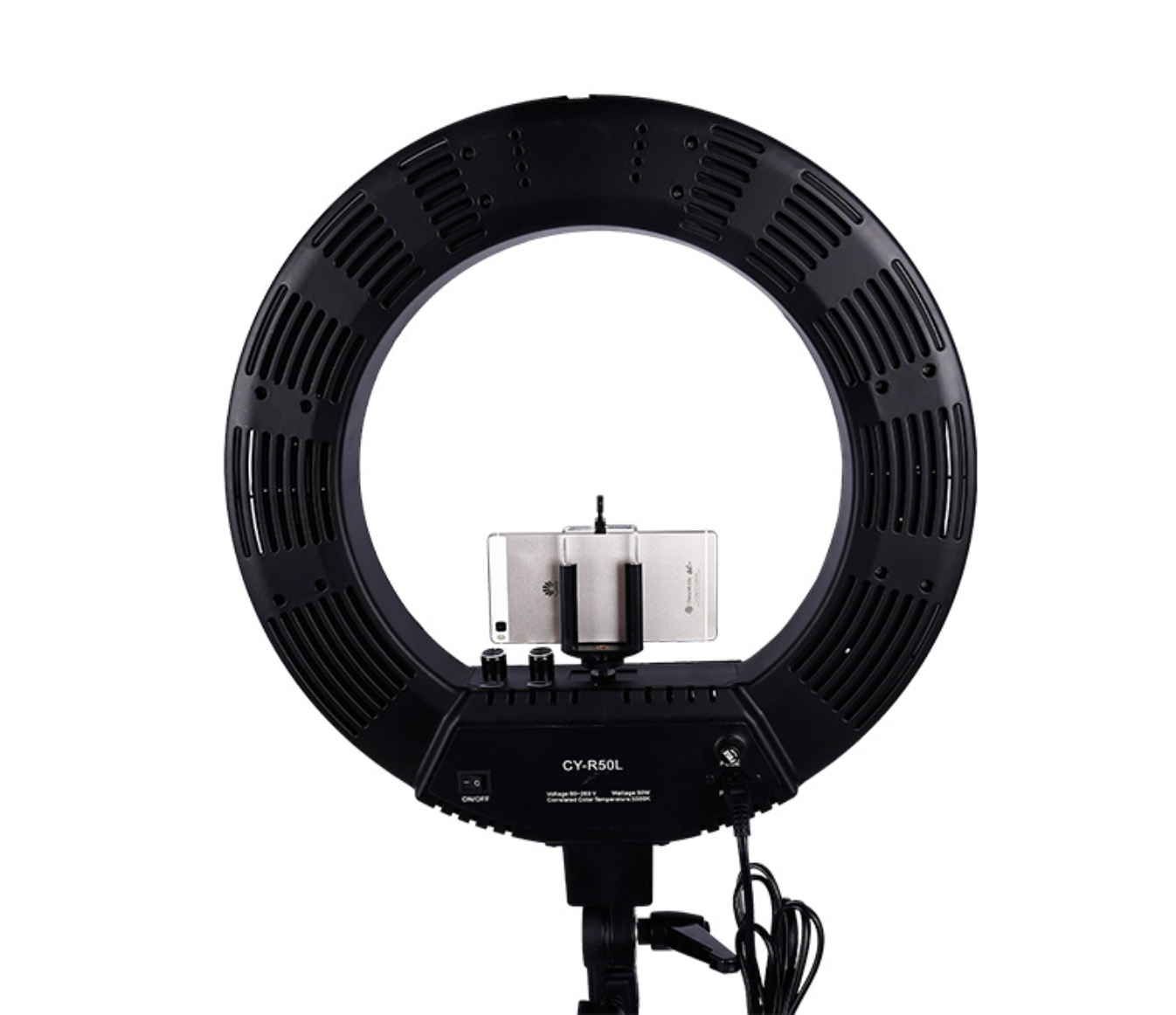 Ringlight ไฟวงแหวนถ่ายภาพขนาด18นิ้ว รุ่น CY-R50L ไฟต่อเนื่องถ่ายรูป ไฟแต่งหน้า