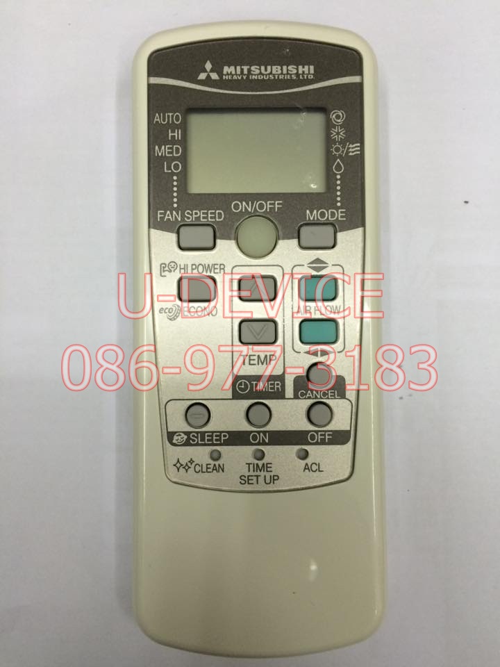 รีโมทแอร์ Mitsubishi รุ่น A200B ตัวแท้