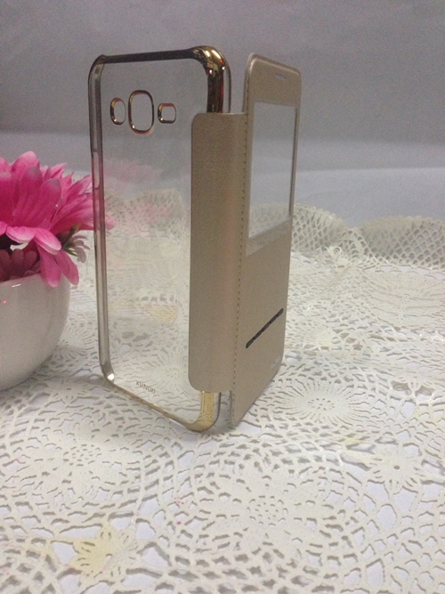 เคสซัมซุง J7 ฝาพับ KUNDD ของแท้ (สีทอง)