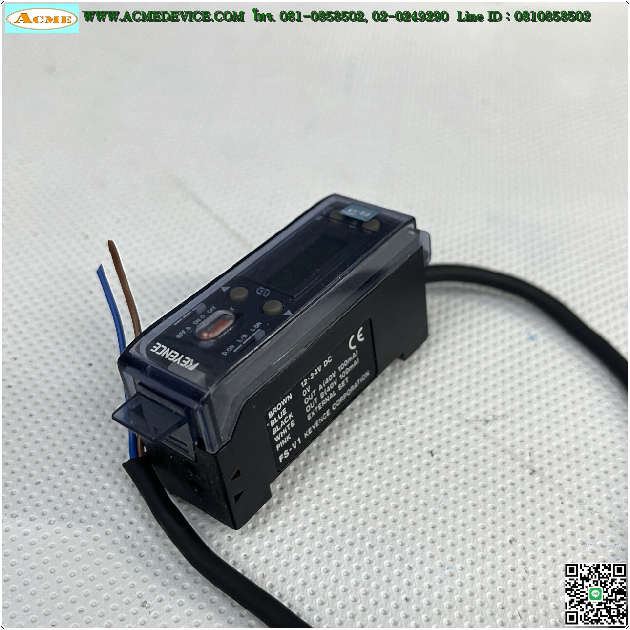 Fiber Amp Keyence รุ่น FS-V1, NPN