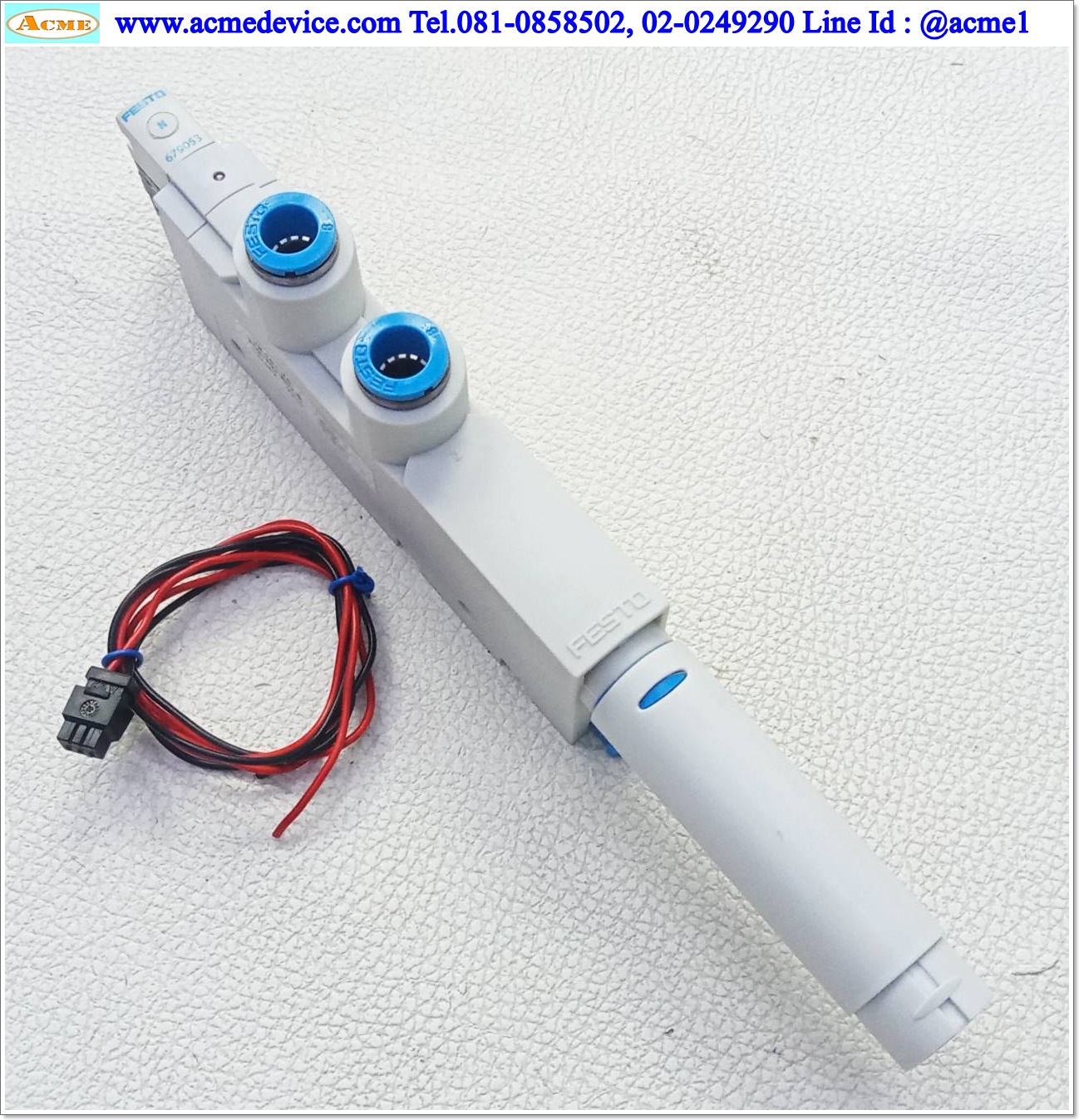 Vacuum Ejector Festo รุ่น VN-14-L-T4-PQ3-VQ3-RO2-B, 24Vdc, -88kPa