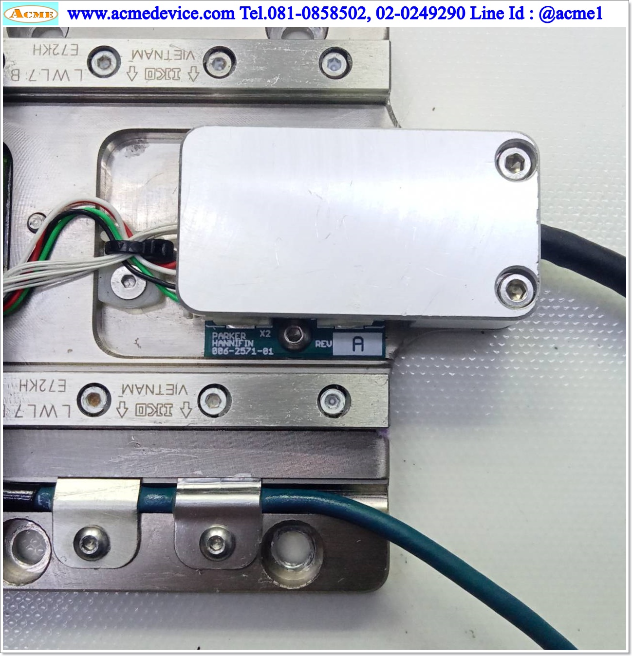 Linear Motor Parker รุ่น mSR80, Magnetic Encoder, 4 Pole, Travel 50 mm., Pit 13 mm.