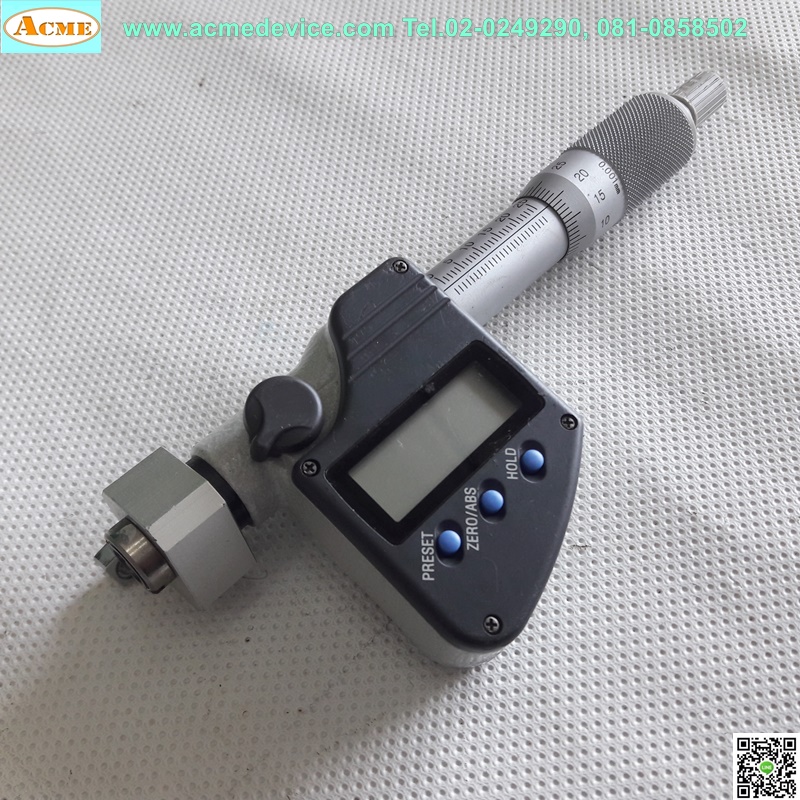 Digital Micrometer Mitutoyo รุ่น 350-254-10, 0-25 mm., 0.001 mm.