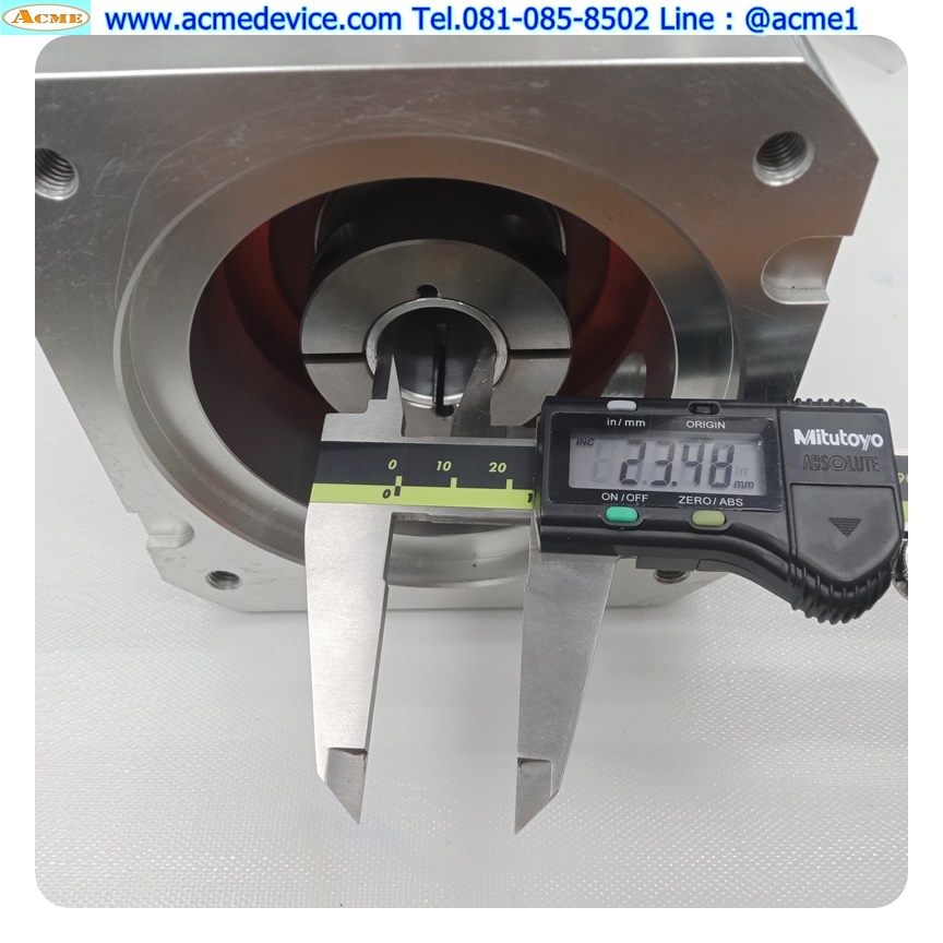 Gear Head Mgauto รุ่น PLS115-050, Ratio 50:1 (เพลาเข้า 23.5 / 28 mm, ออก 24.3 mm)