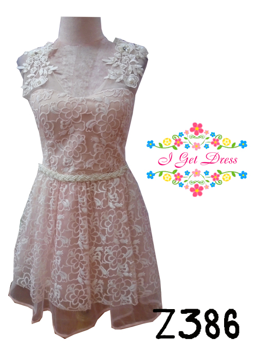 ราตรีสั้นสีชมพูโอโรส(ฟรีไซส์)