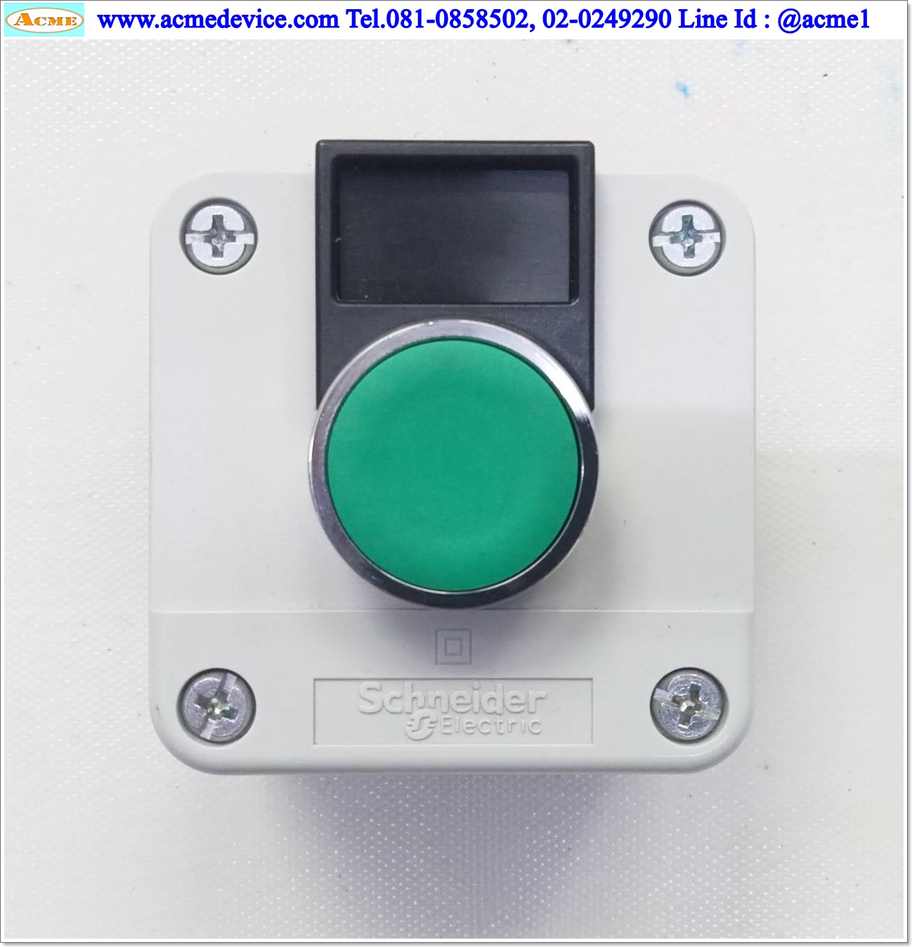 Pushbutton Switch Schneider รุ่น ZB2-BE101C, 1 NO, Control Station