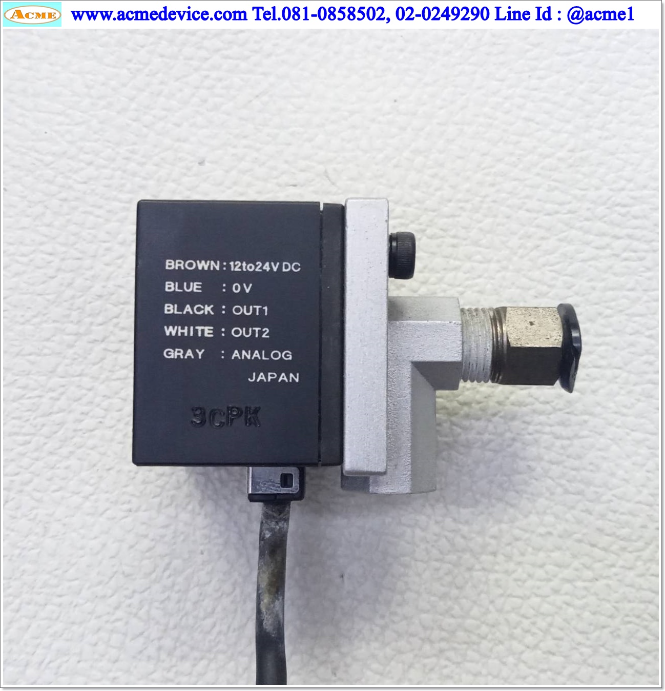 Vacuum Koganei รุ่น GS510, 0 to -101.3kPa, NPN, Analog out