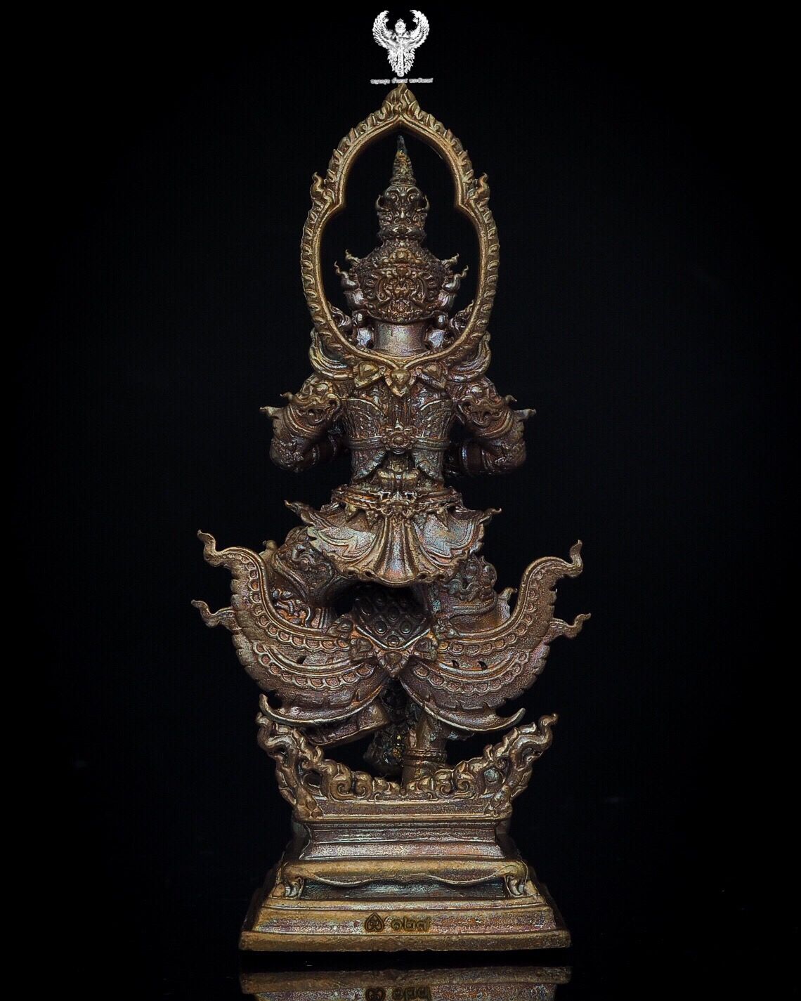 ท้าวเวสสุวรรณ รุ่น พินัยกรรมเศรษฐี ขนาดตั้งหน้ารถ หลวงปู่สอ ขันติโก วัด โพธิ์ศรี. จ. นครพนม