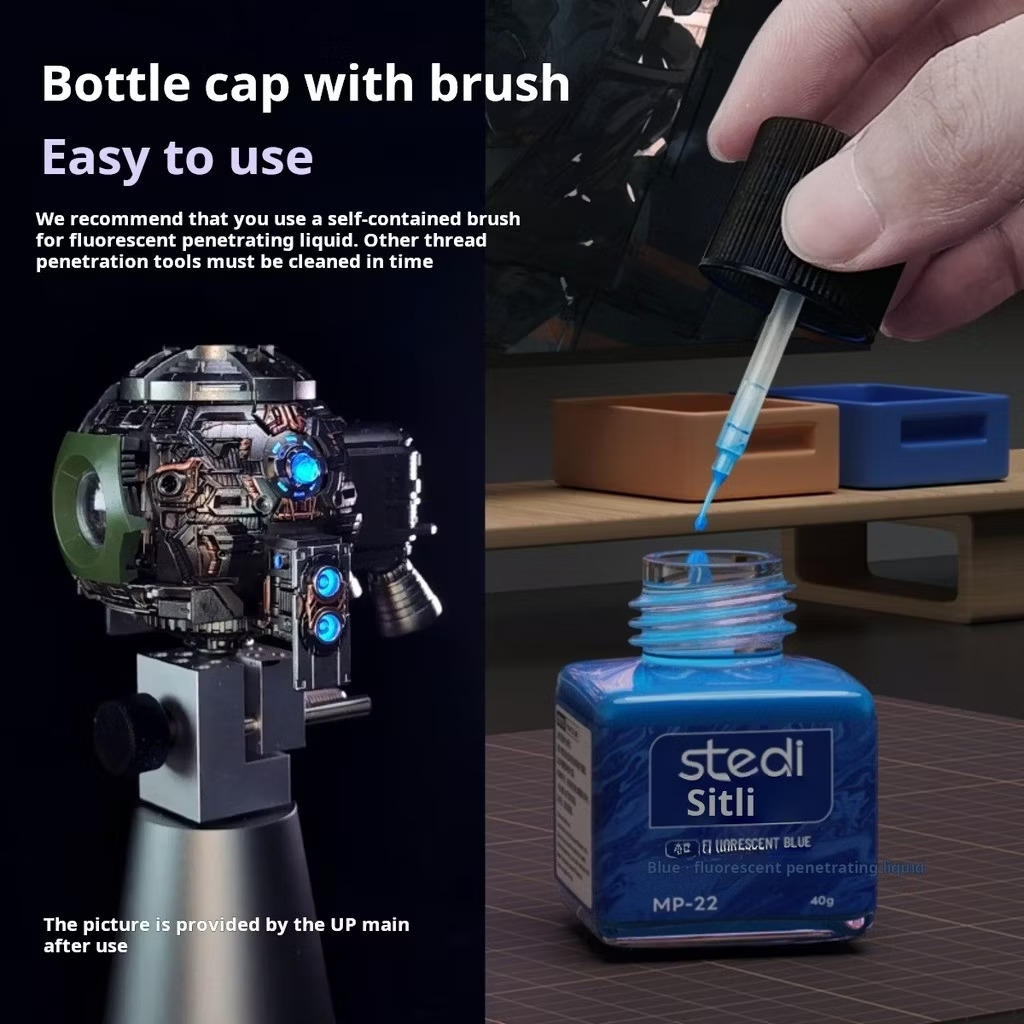 น้ำยาตัดเส้นสูตรน้ำ พาเนลไลน์สูตรน้ำ สะท้อนแสง Water Based Panel Line Accent Color Fluorescent Color ขนาด 40 ml. STEDI เครื่องมือ อุปกรณ์ต่อโมเดล กันดั้ม กันพลา